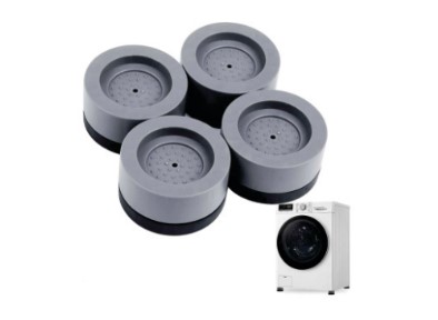 Smart Round Washing Machine Stand Premium - Locking Wheels Ventilation Design 300kg Load Capacity, Universal Top Loader Front Loader Stable Base, Modern Laundry Utility Shelf UAE B2B Top Seller